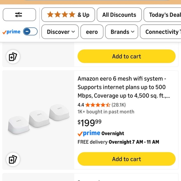 eero 6 White Wireless Router System - Picture 4 of 4